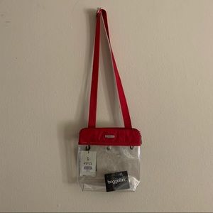 Clear event compliant pocket crossbody bag